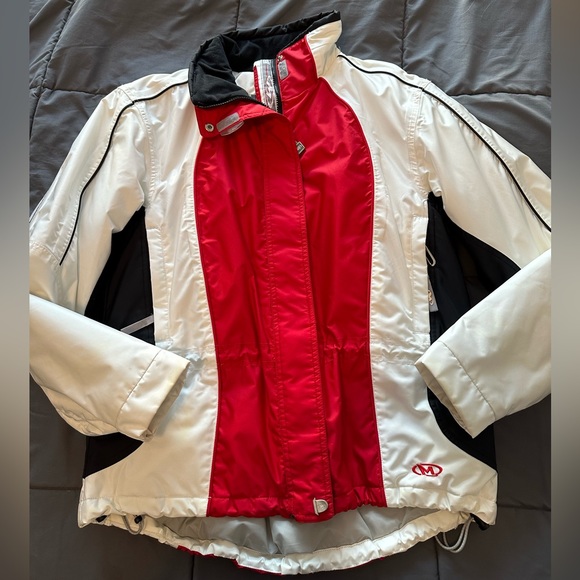 Walker Red/Black/White Ski Jacket, Girls Size 12 - Picture 2 of 5